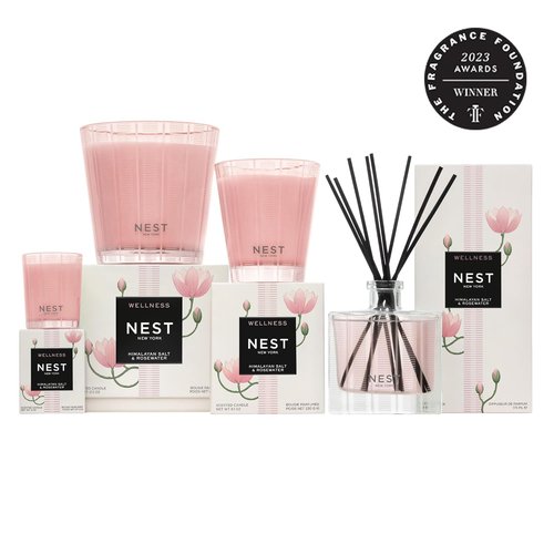 NEST New York Liquid Soap - Himalayan Salt & Rosewater, Nourishing Formula - 10 fl oz, Gluten Free & Cruelty Free