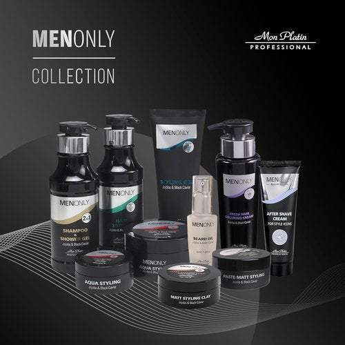 Mon Platin Jojoba Hair Wax for Men - Wet Look Finish with Jojoba & Black Caviar Extracts