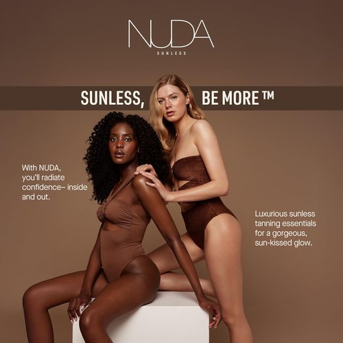 Nuda CloudMist Face Tan Water - Buildable Facial Tanning Mist for Light to Medium Skin | Infused with Vitamins & White Tea | 2.5 Fl Oz