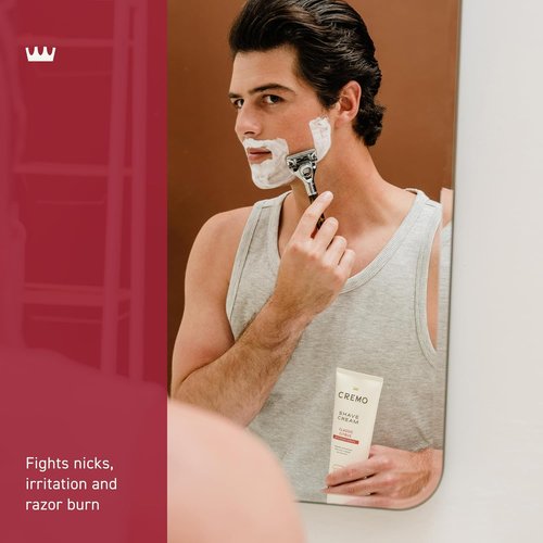 Cremo Shaving Cream - Ultra-Slick Formula for Men | Fights Nicks & Razor Burn - 6 Fl Oz (2 Pack)