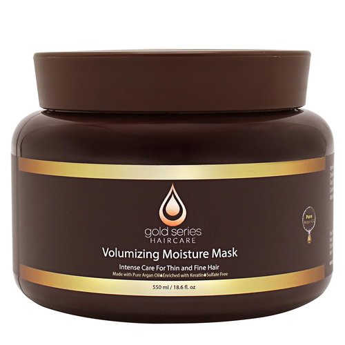 Gold Series Deep Conditioning Hair Mask - Moisturizing Argan Oil Treatment for Dry, Damaged Hair | 18.6 Oz