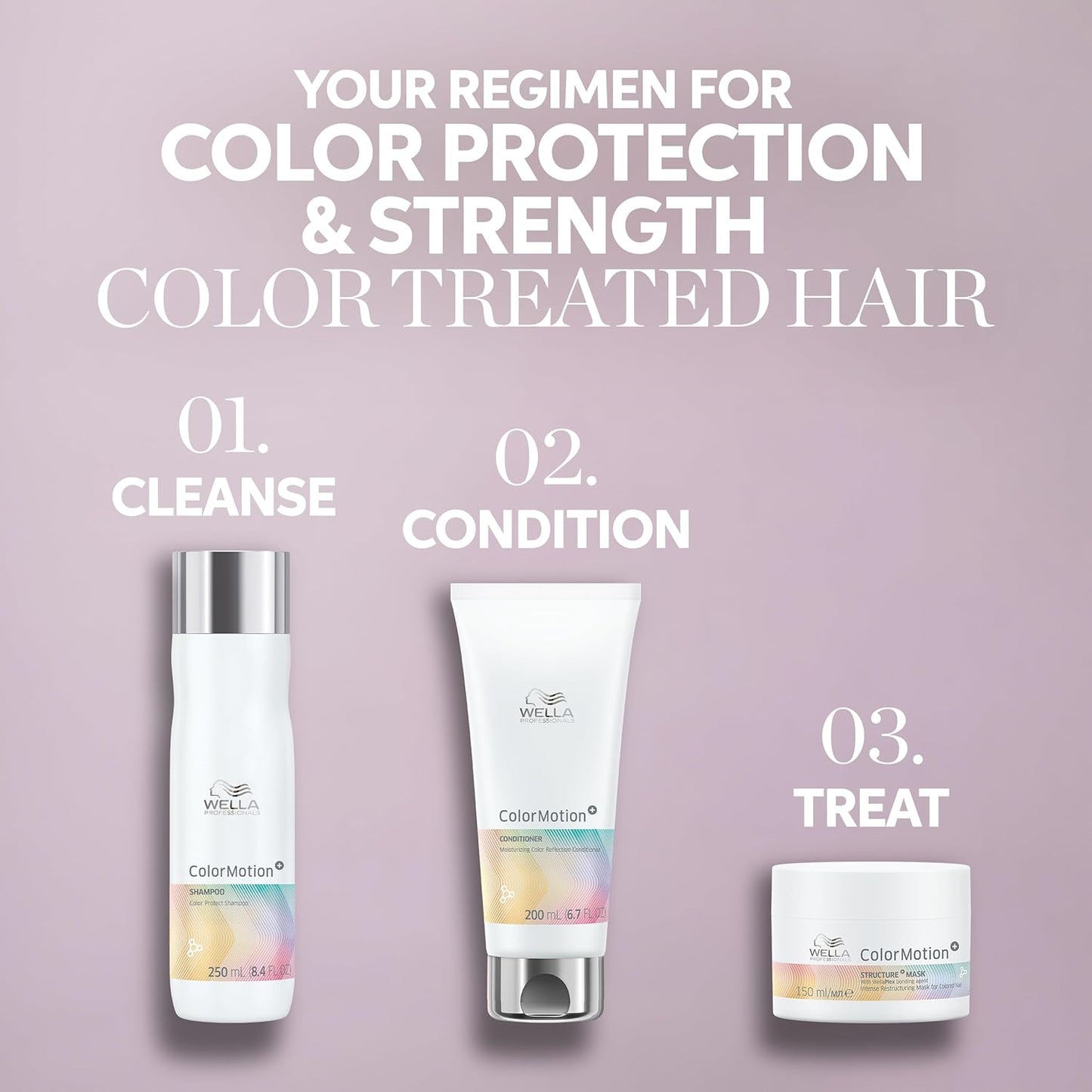 Wella Professionals ColorMotion+ Bonding Mask - Intense Deep Conditioning Treatment for Vibrant Hair