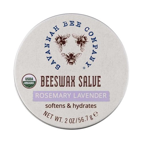 Savannah Bee Company Beeswax Salve - Deep Moisturizing Hand Cream - Rosemary Lavender - 2 Oz