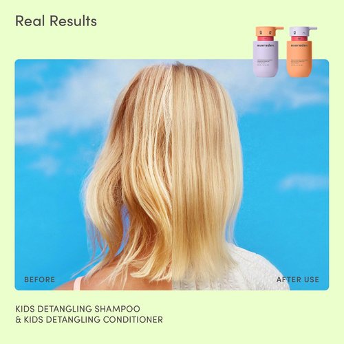 Evereden Kids Shampoo - Gentle Detangling Formula for Curly or Straight Hair | Sulfate-Free, Hypoallergenic | 6.7 fl oz