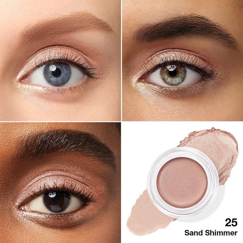Kaely Single Cream Eyeshadow Pot - High Pigmented Sand Shimmer for Mature Skin | Waterproof & Blendable 25g