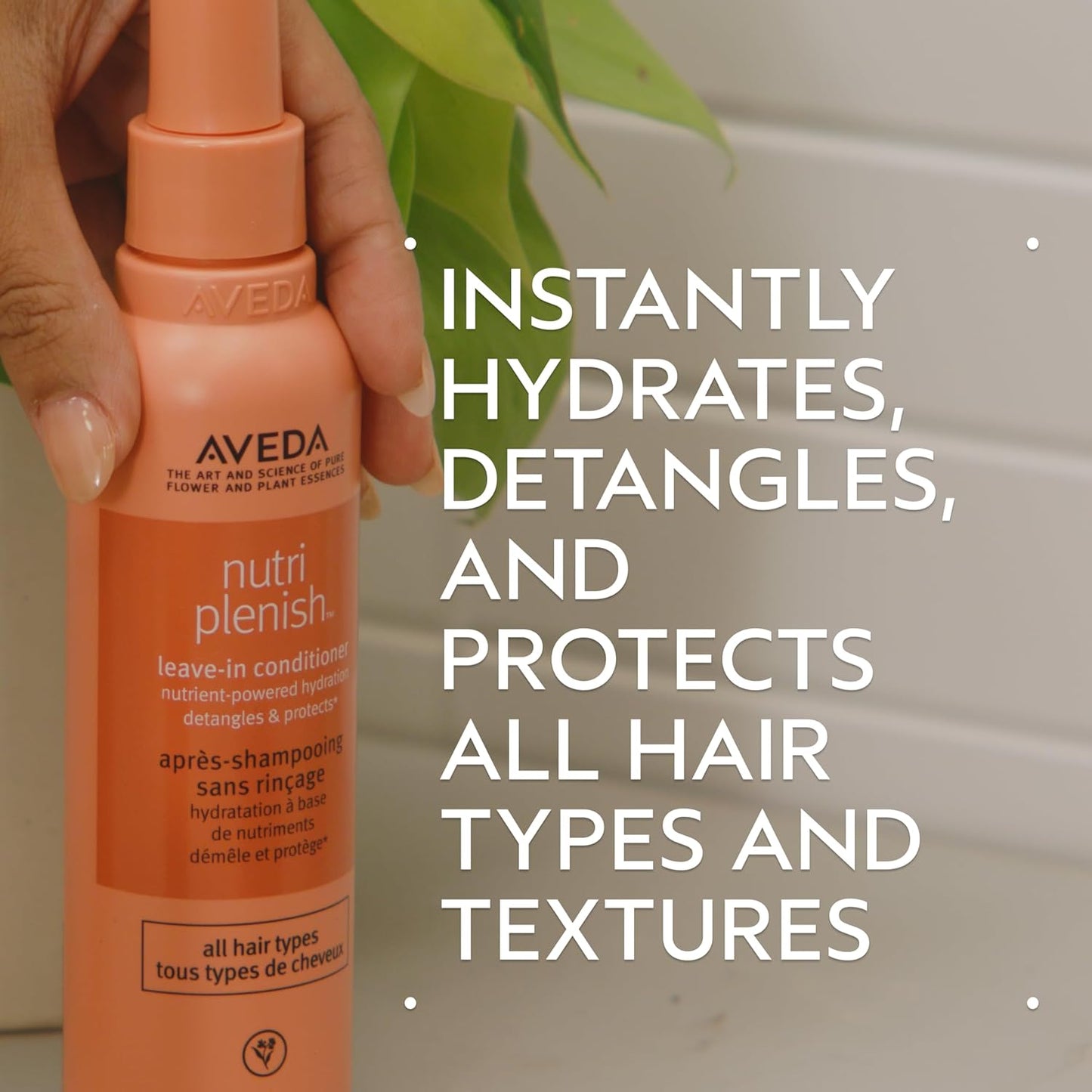 Aveda Nutriplenish Leave-In Conditioner - Hydrates, Detangles & Replenishes Hair for 72 Hours | Heat Protectant for All Hair Types