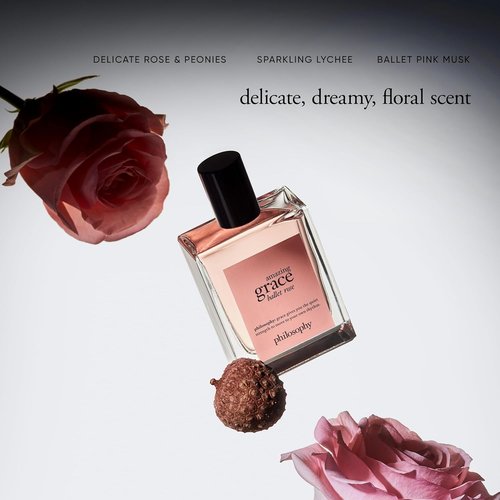 Philosophy Amazing Grace Ballet Rose Eau de Toilette - Floral Notes of Rose, Lychee & Pink Musk