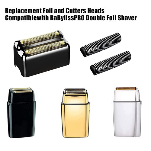 BaBylissPRO Replacement Foil & Cutter Head - Compatible with FXFS2 Electric Razors | Black