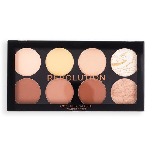 Makeup Revolution Ultra Contour Palette - Vegan Makeup Palette with Highlighters & Contour Shades, 13g