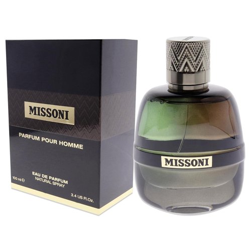 Missoni Pour Homme Men’s EDP Spray - 3.4 Fl Oz | Luxurious Fragrance for Him
