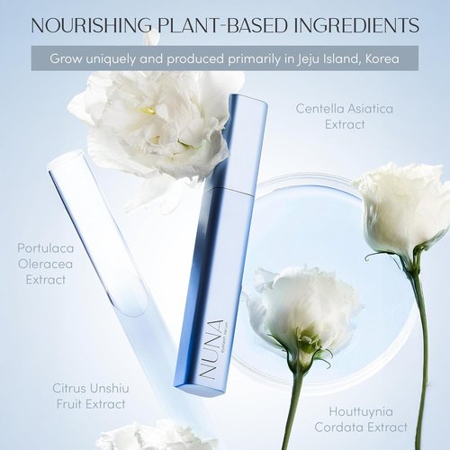 NUNA Eyelash Growth Serum 6ml - Biotin-Infused Enhancer for Fuller, Longer Lashes & Brows - 6 Month Supply