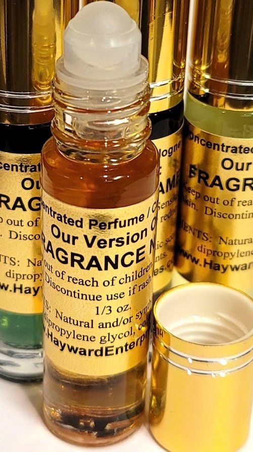 HYWD Enterprises Perfume Oil - Cinnabar Inspired Fragrance for Women | Eau de Parfum, 1/3 oz (10ml) Glass Roll-On