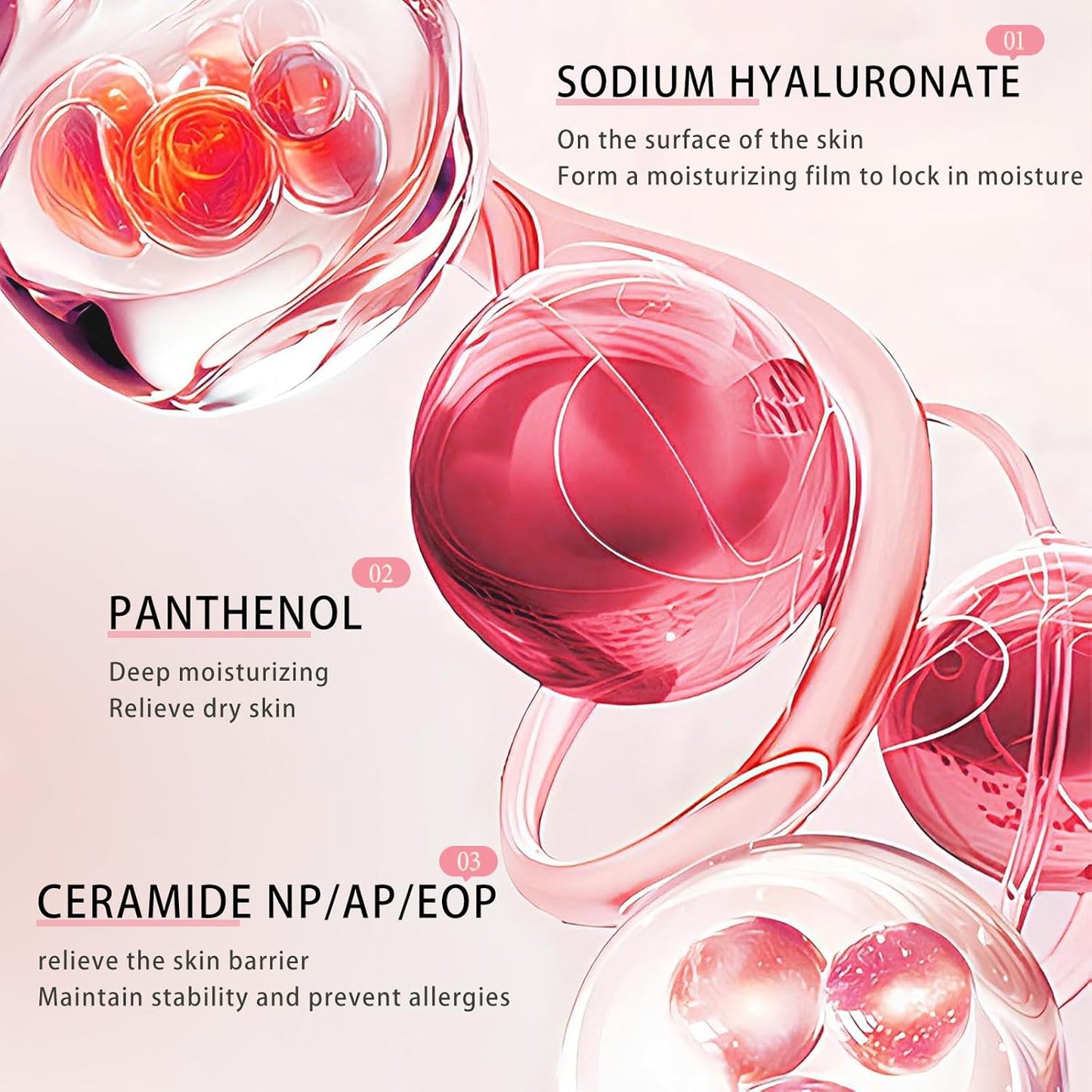 Skiennix Hydrating Mini Skincare Set - Travel-Friendly Kit with Cleanser, Serum, Balm & Eye Cream