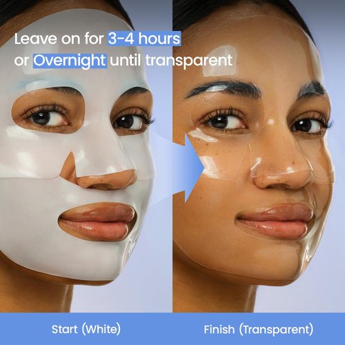 BIODANCE Hydro Cera-nol Deep Hydrating Overnight Face Mask - Soothing Sunburn Relief | 1.19oz (34g) x4ea