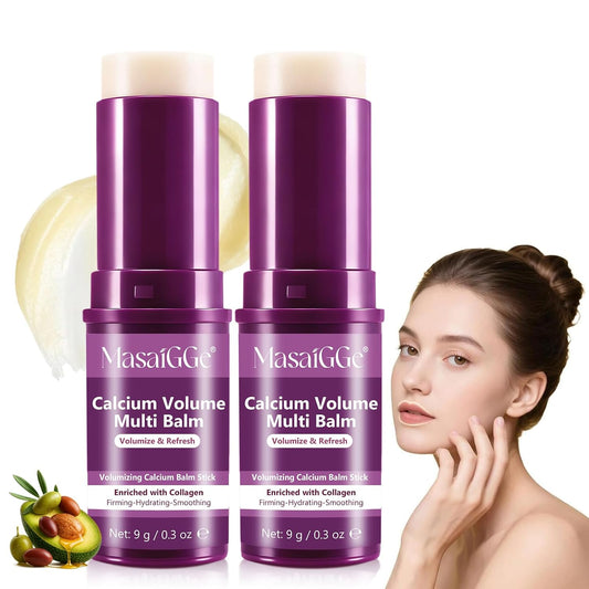 VOFANK Calcium Volume Multi Balm - Hydrating Anti-Aging Stick for Eyes, Face & Neck (2pcs)