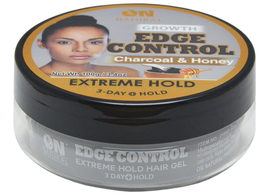 On Natural Edge Control Extreme Hold-Charcoal and Honey (3.4 oz)