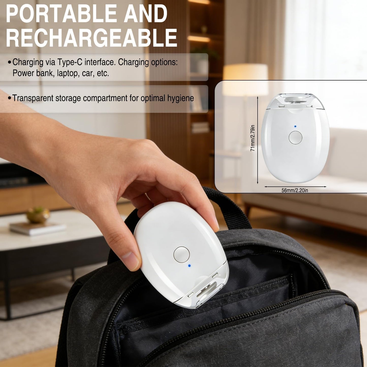 Universal Automatic Fingernail Grinder, 3 Speeds Electric Nail Clipper, Portable Nail Cutter and Trimmer with LED Light & Clip Storage, Electric Toenail Clippers for Seniors & Adults (1PC)