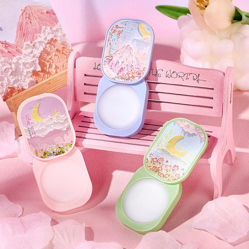 gcdat Solid Perfume, 3 Pack Women Solid Colognes, Portable Pocket Balm, Perfect for Travel Use, Natural Fragrance Perfume for Women