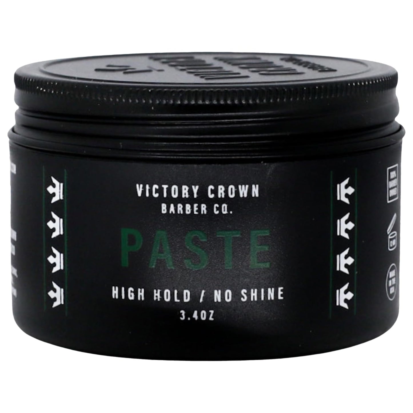 Victory Crown Paste Pomade - Medium Hold & Shine Hair Styling Paste for Textured Looks | 3.4 Oz