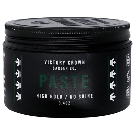 Victory Crown Paste Pomade - Medium Hold & Shine Hair Styling Paste for Textured Looks | 3.4 Oz