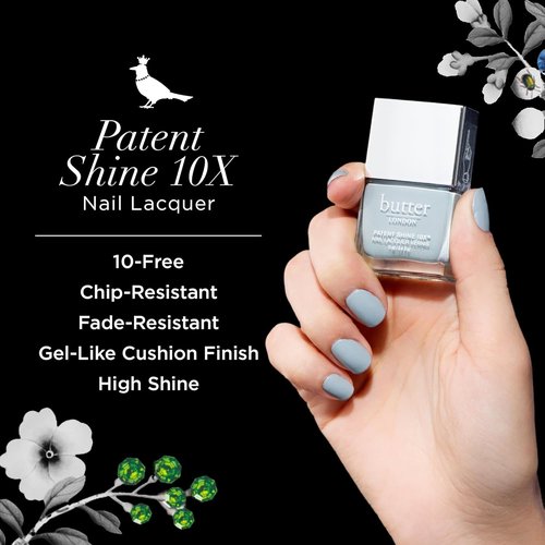butter LONDON Nail Lacquer - Gel-Like Finish, Chip-Resistant & Strengthening | Vegan & Cruelty-Free (0.4 Fl Oz)