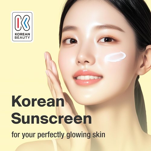 GANGNAM Glow CICA Sun Milk - SPF 50 Moisturizer | Invisible Broad Spectrum Sunscreen for Face, 1.69 fl. oz