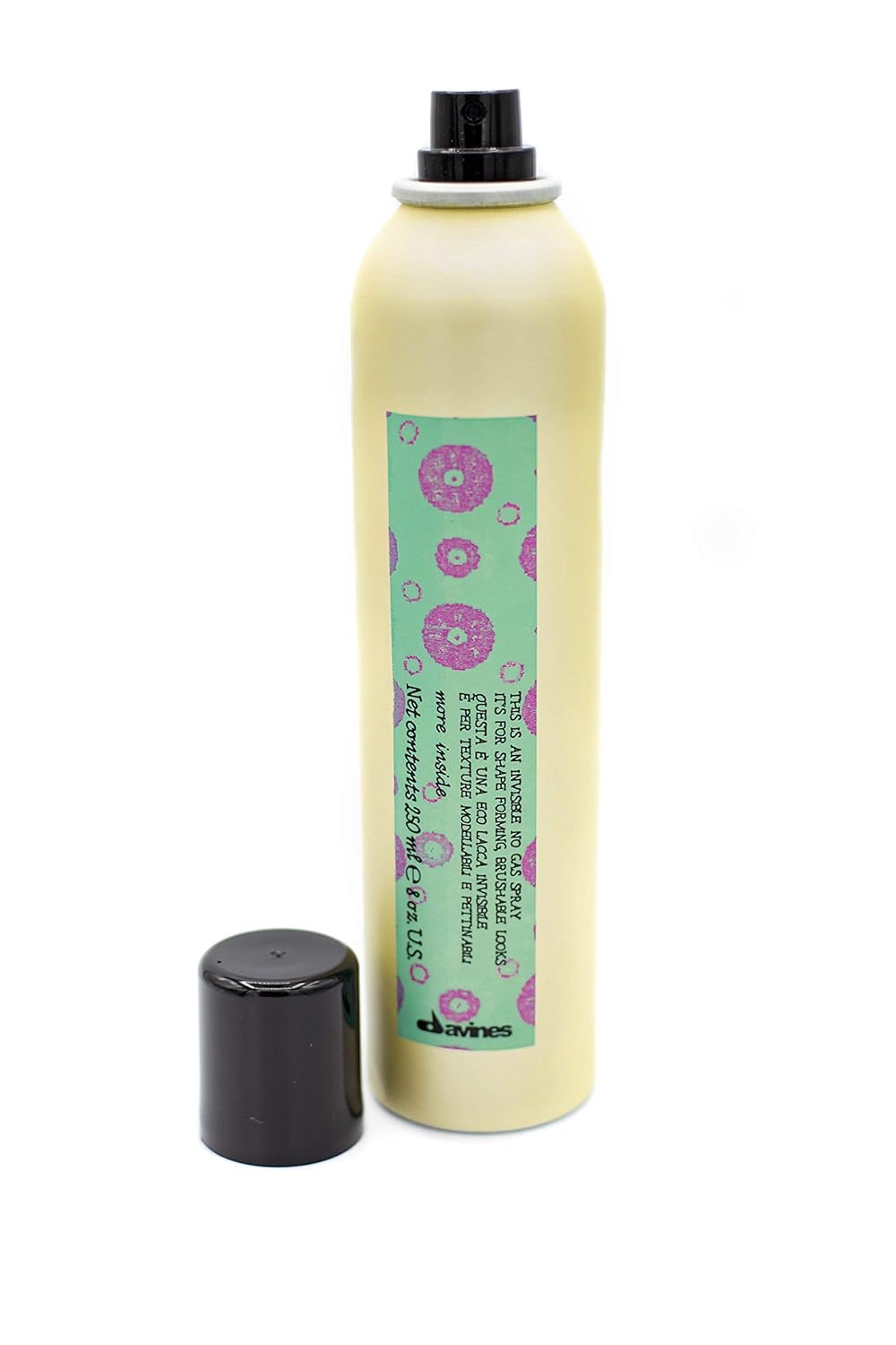 Davines Invisible No Gas Spray - Humidity-Resistant Non-Aerosol Hairspray for Flexible Hold | 8 Oz