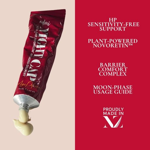 NIGHT CAP Facial Night Cream - Anti-Aging with Vitamin A & NovoRetin | 1.69 oz for Wrinkle Reduction