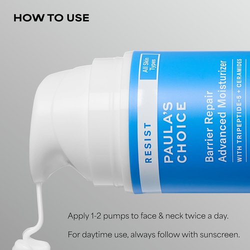Paula's Choice RESIST Barrier Repair Moisturizer - Deep Hydration Face Cream with Ceramides & Peptides | Anti-Aging for All Skin Types