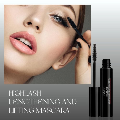 GA-DE Highlash Lengthening Mascara - Nourishing Formula for Volume & Lift - Black - 0.27 oz