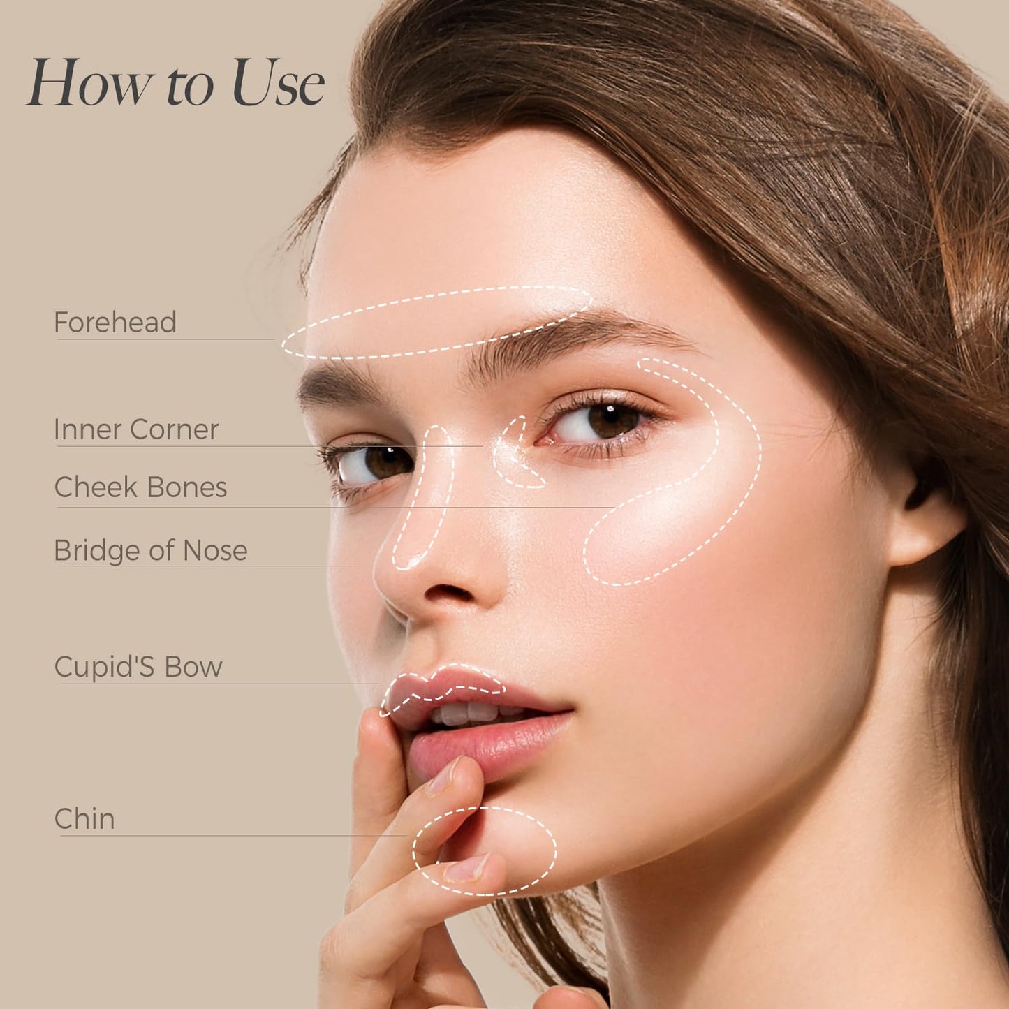 Dewy Highlighter - Radiant Makeup Stick for Face & Body | Buildable Shimmer Glow | Vegan & Cruelty-Free | Rose Bronze Gold 15g/0.53fl. Oz
