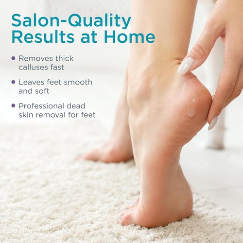 Lee Beauty 8oz Professional Gel Callus Remover - Fast-Acting Extra Strength for Cracked Heels & Dead Skin
