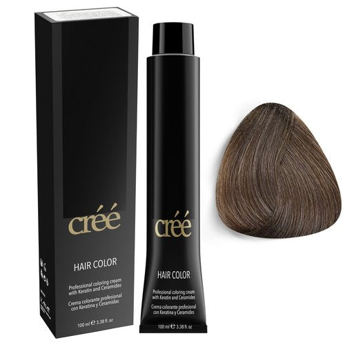 Cree Professional 7.11 Intense Ash Blond Permanent Hair Color - Long Lasting, Rich Vibrant - Gray Coverage 100ml - 3.4 fl.oz.