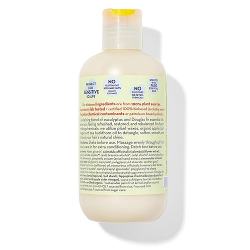 California Baby Eucalyptus Ease Hair Conditioner - 100% Plant-Based Kids Conditioner | Rinse-Out or Leave-In | 251 mL / 8.5 oz