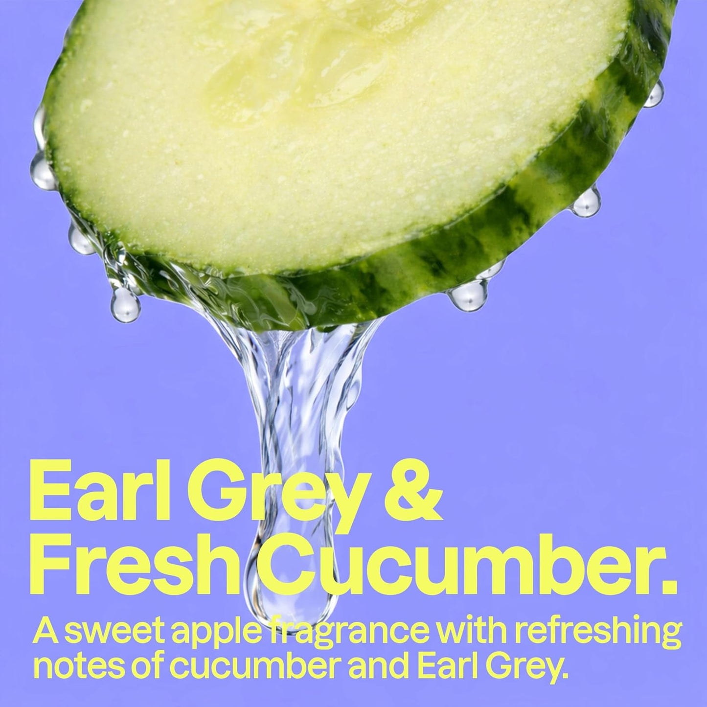 ATTITUDE Liquid Hand Soap - EWG Verified, Vegan & Plant-Based | Earl Grey & Fresh Cucumber, 67.6 Fl Oz