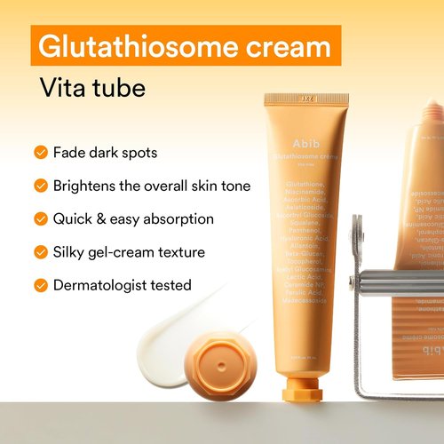 Abib Glutathiosome Cream - Revitalizing Facial Moisturizer | 2.53 fl oz for Radiant Skin