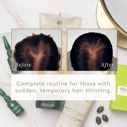 Rene Furterer Reactional Thinning Hair Ritual - Drug-Free Solution for Sudden Hair Thinning | 1 Ct.
