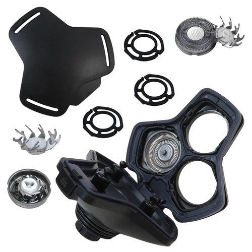 Philips Norelco Shaver Head Replacement - Complete Black Head for Series 5000 Models S5531-S5799