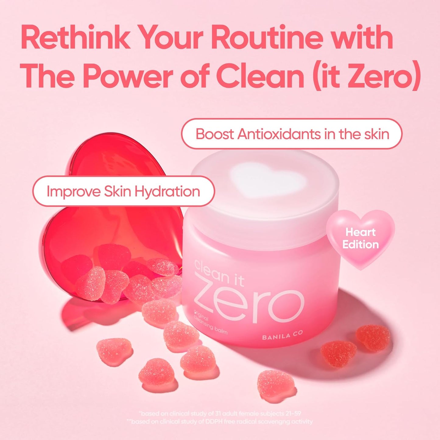 BANILA CO Clean It Zero Original Cleansing Balm - Vegan Korean Makeup Remover with Acerola Berry & Vitamin C | 180ml / 6.08 fl.oz