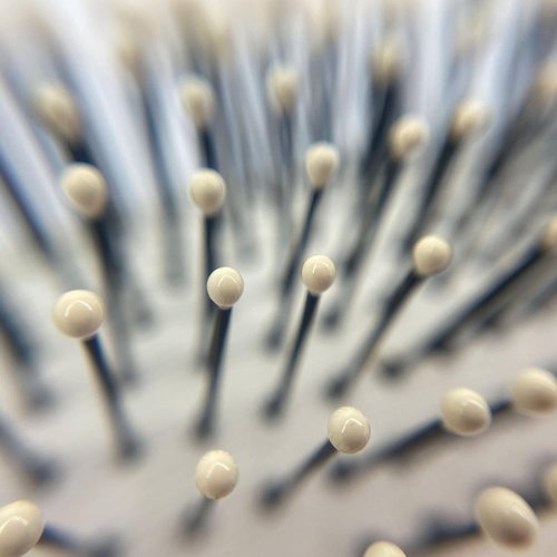 Phillips Brush Co Light Touch Oval Cushioned Brush - Ball Tipped Nylon Bristles, Ergonomic Handle