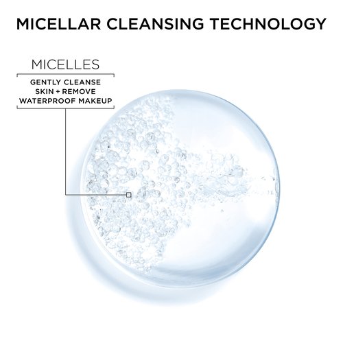 Garnier Micellar Water for Waterproof Makeup, Hydrating Facial Cleanser & Makeup Remover, Suitable for Sensitive Skin, Vegan, Cruelty Free, 13.5 Fl Oz (400mL), 2 Count