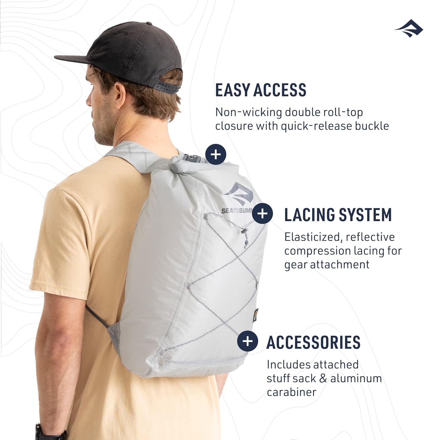 Sea to Summit Ultra-Sil Dry Pack - Lightweight Waterproof Backpack for Outdoor Adventures