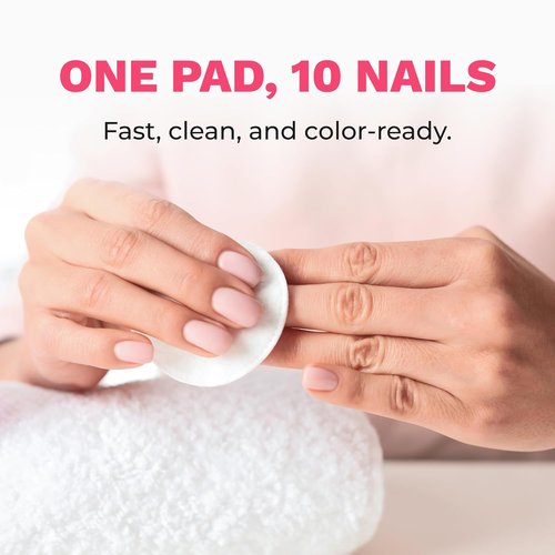 Diamond Wipes Nail Polish Remover Wipes - Aloe Vera Infused Acetone Pads | 50 Individually Wrapped Wipes