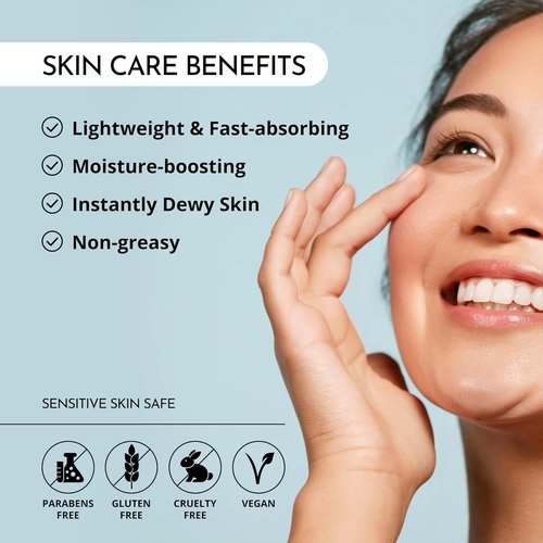 MAELOVE Hydrator Serum - Hyaluronic Acid & Resveratrol for Dewy Skin | 1.0 fl oz, Lightweight & Non-Greasy