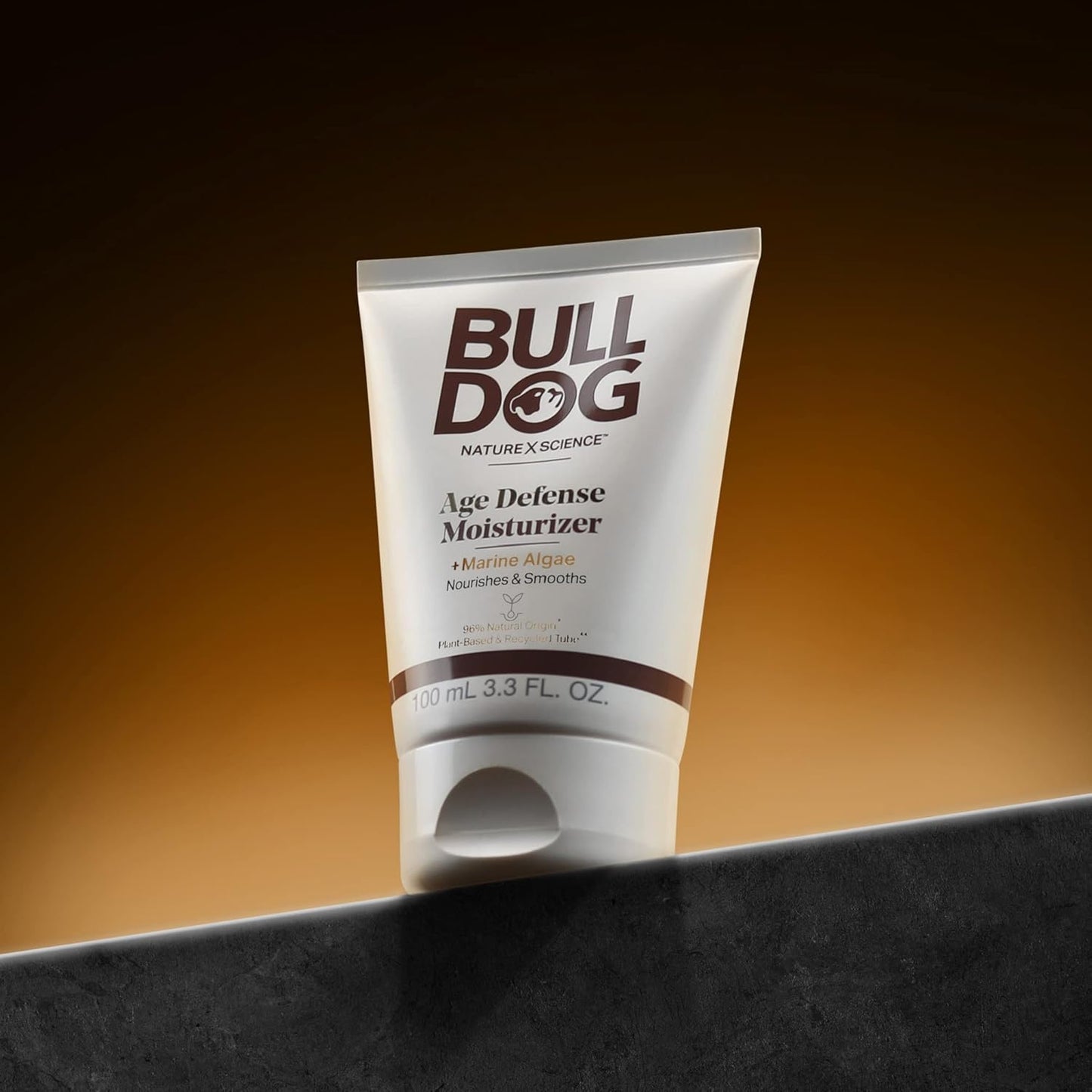 BULLDOG Face Moisturizer - Age Defense Formula for Men | 3.3 Fl Oz Hydrating Cream