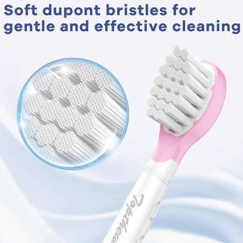 Kids Toothbrush Heads for Philips Sonicare: Soft Electric Replacement Brush Compitable with Phillips HX6032/94 HX6321 HX6340 HX6042 HX6320 HX6330 Compact Heads for Child 3-7, 8 Pack