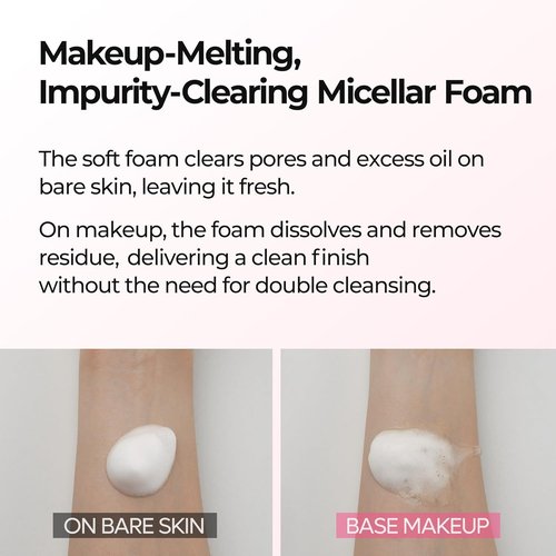 Dr. Melaxin Melting Cleanser - Hypoallergenic Makeup Remover with Quick Bubble, 150ml for All Skin Types
