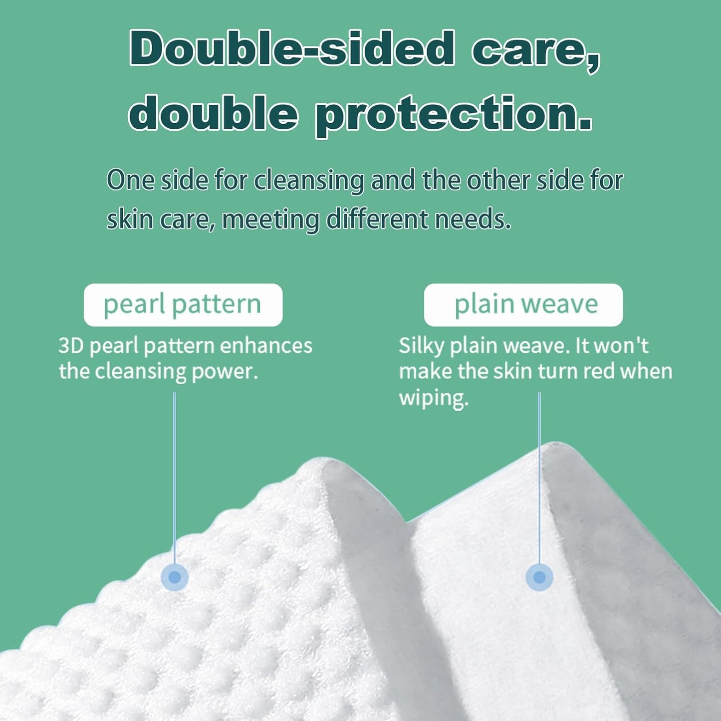 Skiennix Hanging Disposable Face Towels - Extra Soft & Absorbent 8x8 Inch Wipes | 640 Count, Wall Mount Design