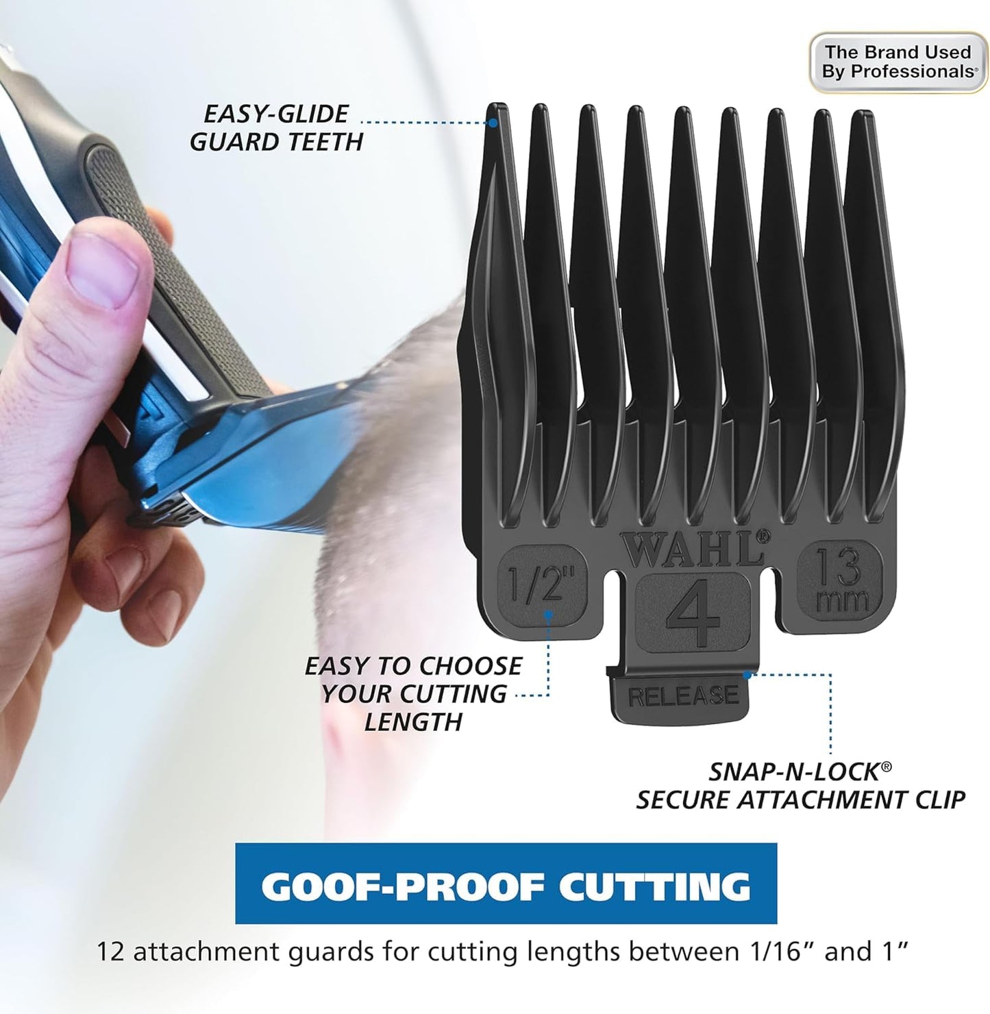Wahl Clipper Self-Haircut Pro - Cordless Lithium Ion Hair Clippers for Easy DIY Haircuts | Model 3026122