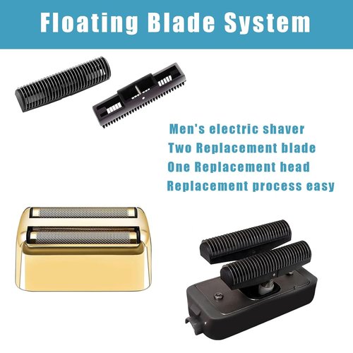 BaBylissPRO Shaver Replacement Foil & Cutters - Compatible with FXFS2 & Double Foil (Gold 2)